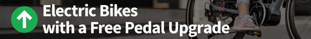 Hybrid Bikes with a Free Pedal Upgrade